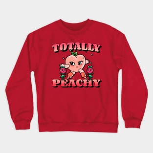 Totally Peachy Crewneck Sweatshirt